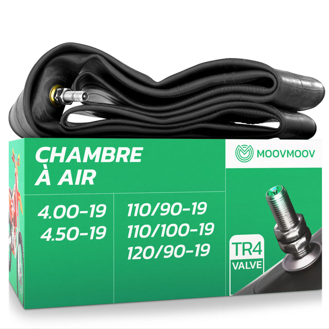 Chambre à air 4.00/4.50-19 valve droite (TR4)