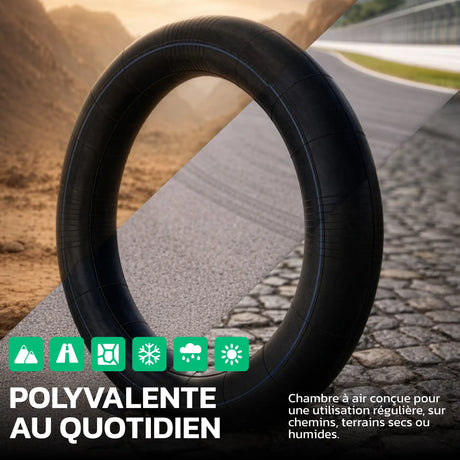 Chambre à air moto 14 pouces MoovMoov polyvalente tous terrains