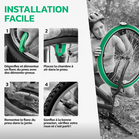 Guide d'installation de la chambre à air 700C MoovMoov