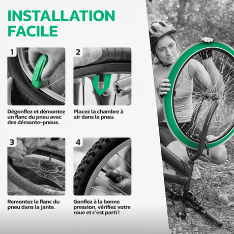 Guide d'installation de la chambre à air 700C MoovMoov