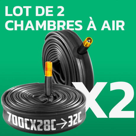 Lot de 2 chambres à air 700C MoovMoov