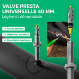 Valve Presta 40 mm de la chambre à air 700C MoovMoov